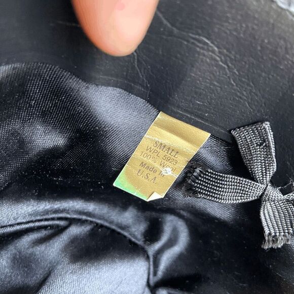 Vintage 1940s - 1950s Bollman USA Botany 500 Light Grey 100% Wool Fedora - Picture 7 of 12